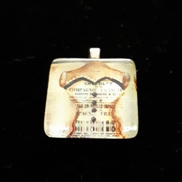 Vintage 1990s Handmade Glass Pendant - Picture 6 of 6